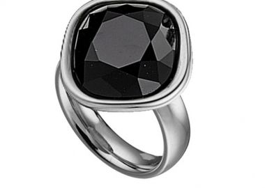 Δαχτυλίδι Από Ανοξείδωτο Ατσάλι Με Swarovski AS38600 - AMOR AMOR - 