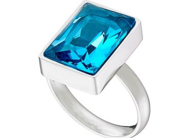 Δαχτυλίδι Από Ανοξείδωτο Ατσάλι Με Swarovski AS38960 - AMOR AMOR - 