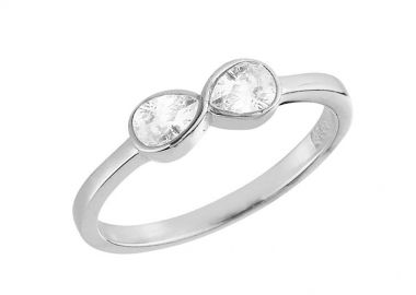 Δαχτυλίδι Από Ασήμι 925 Άπειρο SS38914 - AMOR AMOR - 