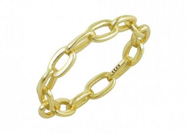 Δαχτυλίδι Από Ασήμι 925 Επιχρυσωμένο SS38945 - AMOR AMOR - 