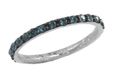 Δαχτυλίδι Από Ασήμι 925 Επιπλατινωμένο Με Swarovski EX39395 - AMOR AMOR - 