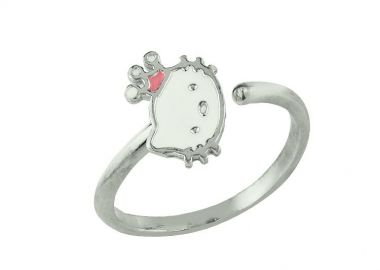 Δαχτυλίδι Από Ασήμι 925 Με Hello Kitty KO38836 - AMOR AMOR - 