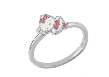 Δαχτυλίδι Από Ασήμι 925 Με Hello Kitty KO38838 - AMOR AMOR - 