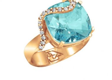 Δαχτυλίδι Από Ασήμι 925 Ροζ Επιχρυσωμένο Με Swarovski EX34202 - AMOR AMOR - 