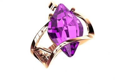 Δαχτυλίδι Από Ασήμι 925 Ροζ Επιχρυσωμένο Με Swarovski EX34216 - AMOR AMOR - 