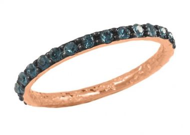 Δαχτυλίδι Από Ασήμι 925 Ροζ Επιχρυσωμένο Με Swarovski EX39397 - AMOR AMOR - 