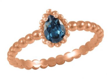 Δαχτυλίδι Από Ασήμι 925 Ροζ Επιχρυσωμένο Με Swarovski EX39434 - AMOR AMOR - 