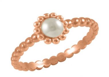 Δαχτυλίδι Από Ασήμι 925 Ροζ Επιχρυσωμένο Με Swarovski EX39437 - AMOR AMOR - 