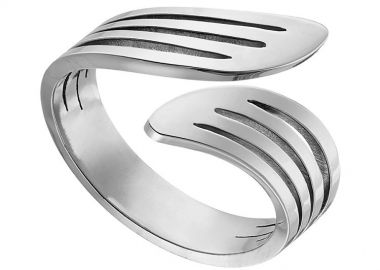 Δαχτυλίδι Από Ατσάλι AS30864 - AMOR AMOR - 