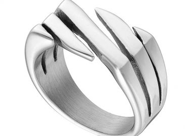 Δαχτυλίδι Από Ατσάλι AS30866 - AMOR AMOR - 