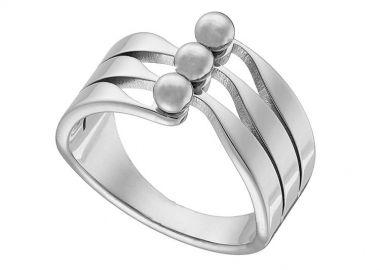 Δαχτυλίδι Από Ατσάλι AS30868 - AMOR AMOR - 