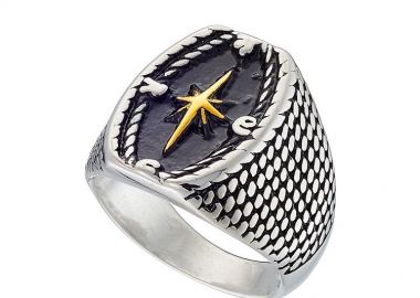 Δαχτυλίδι Από Ατσάλι AS31028 - AMOR AMOR - 