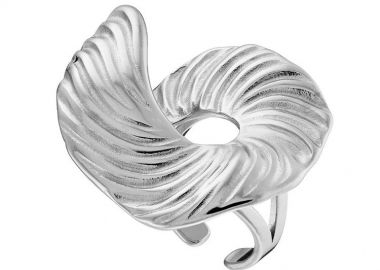 Δαχτυλίδι Από Ατσάλι AS37551 - AMOR AMOR - 