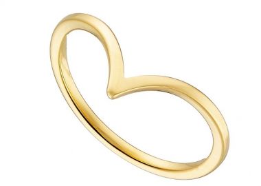 Δαχτυλίδι Από Ατσάλι Επιχρυσωμένο AS30859 - AMOR AMOR - 