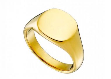 Δαχτυλίδι Από Ατσάλι Επιχρυσωμένο AS31074 - AMOR AMOR - 