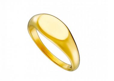 Δαχτυλίδι Από Ατσάλι Επιχρυσωμένο AS31077 - AMOR AMOR - 