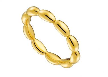 Δαχτυλίδι από Ατσάλι Επιχρυσωμένο AS36043 - AMOR AMOR - 