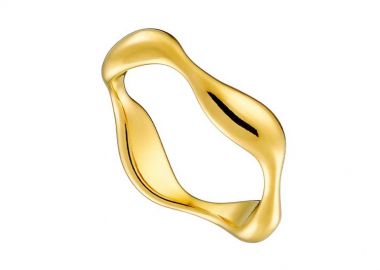 Δαχτυλίδι από Ατσάλι Επιχρυσωμένο AS36045 - AMOR AMOR - 