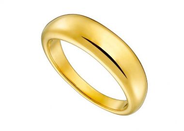 Δαχτυλίδι από Ατσάλι Επιχρυσωμένο AS36047 - AMOR AMOR - 