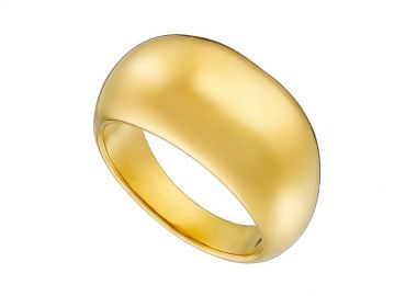 Δαχτυλίδι από Ατσάλι Επιχρυσωμένο AS36067 - AMOR AMOR - 