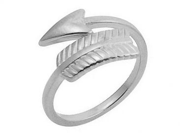 Δαχτυλίδι Από Ορείχαλκο Επαργυρωμένο Με Βέλος PF39942 - AMOR AMOR - 