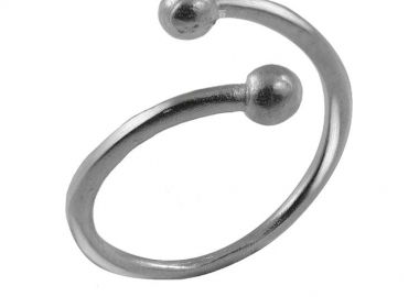 Δαχτυλίδι Από Ορείχαλκο Επαργυρωμένο NI39872 - AMOR AMOR - 