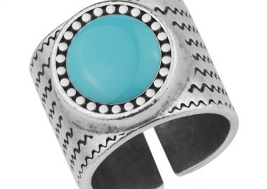 Δαχτυλίδι Από Ορείχαλκο Επαργυρωμένο PF34304 - AMOR AMOR - 