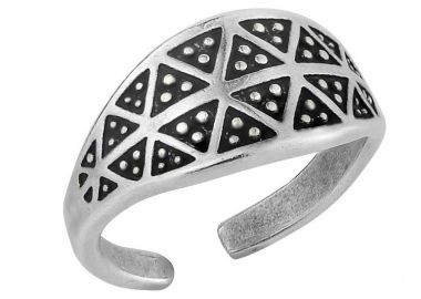 Δαχτυλίδι Από Ορείχαλκο Επαργυρωμένο PF38736 - AMOR AMOR - 