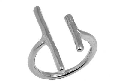 Δαχτυλίδι Από Ορείχαλκο Επαργυρωμένο PF39958 - AMOR AMOR - 