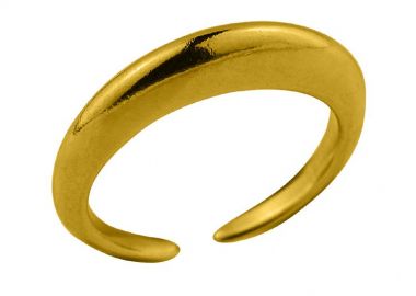 Δαχτυλίδι Από Ορείχαλκο Επιχρυσωμένο 24Κ Bold PF38620 - AMOR AMOR - 