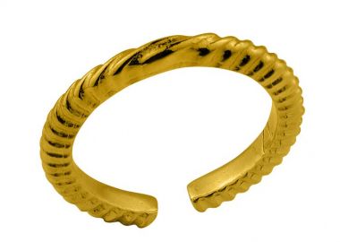 Δαχτυλίδι Από Ορείχαλκο Επιχρυσωμένο 24Κ PF38628 - AMOR AMOR - 