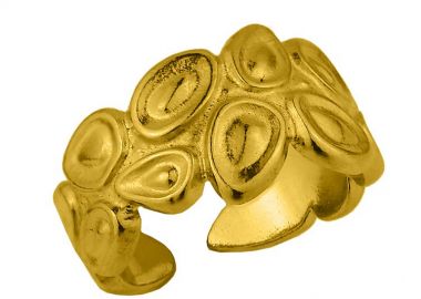 Δαχτυλίδι Από Ορείχαλκο Επιχρυσωμένο 24Κ PF38672 - AMOR AMOR - 