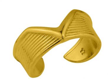 Δαχτυλίδι Από Ορείχαλκο Επιχρυσωμένο 24Κ PF38674 - AMOR AMOR - 