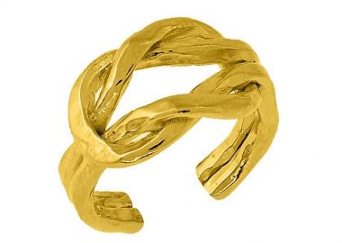 Δαχτυλίδι Από Ορείχαλκο Επιχρυσωμένο 24Κ PF39961 - AMOR AMOR - 