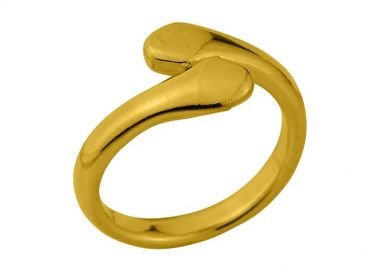 Δαχτυλίδι Από Ορείχαλκο Επιχρυσωμένο PF34129 - AMOR AMOR - 