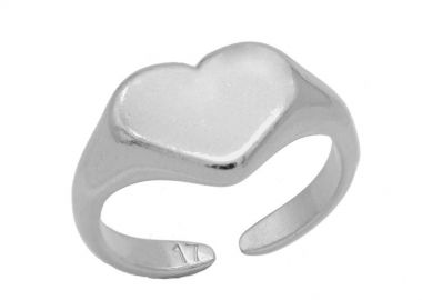 Δαχτυλίδι Από Ορείχαλκο Καρδιά PF37389 - AMOR AMOR - 