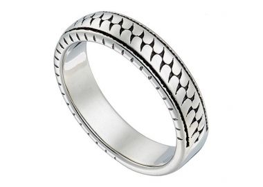 Δαχτυλίδι Βέρα Από Ατσάλι AS31035 - AMOR AMOR - 