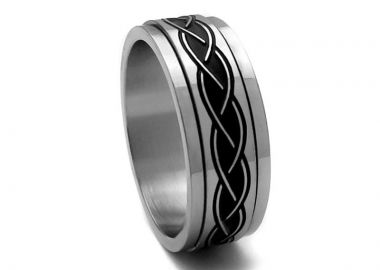 Δαχτυλίδι βεράκι με υπέροχο σχέδιο AT167 - Asimenio - 