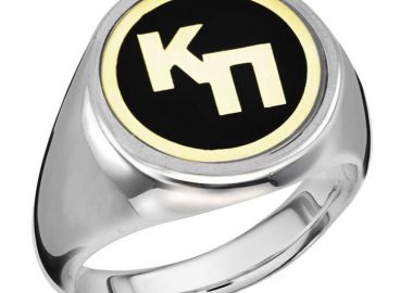 Δαχτυλίδι Chevalier Από Ασήμι 925 Επιπλατινωμένο Με Δίγραμμα PE39255 - AMOR AMOR - 