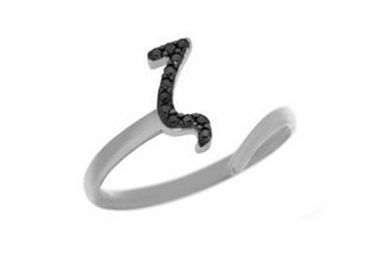 Δαχτυλίδι Chevalier Από Ασήμι 925 Επιπλατινωμένο Με Μονόγραμμα ζ PS30635 - AMOR AMOR - 