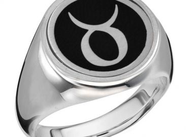 Δαχτυλίδι Chevalier Από Ασήμι 925 Επιπλατινωμένο Με Ζώδιο PE39248 - AMOR AMOR - 