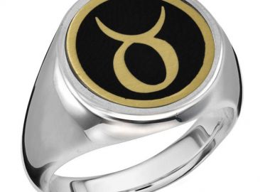 Δαχτυλίδι Chevalier Από Ασήμι 925 Επιπλατινωμένο Με Ζώδιο PE39249 - AMOR AMOR - 