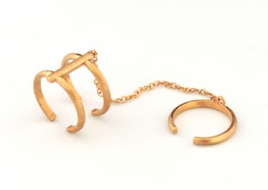 Δαχτυλίδι τριπλό LPR003PG -  - 