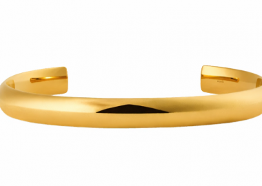 DANIEL WELLINGTON Arch Cuff Large Βραχιόλι από ανοξείδωτο ατσάλι Gold DW00401940 - Daniel Wellington Jewellery - 