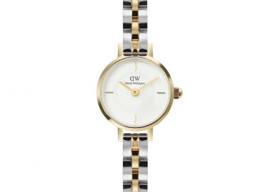 DANIEL WELLINGTON Petite Mini Arch 3-link - DW00100923, Silver & Gold case with Stainless Steel Bracelet - Daniel Wellington - 