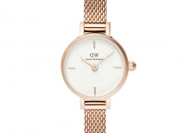 DANIEL WELLINGTON Petite Mini Melrose - DW00100744, Rose Gold case with Stainless Steel Bracelet - Daniel Wellington - 