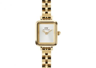 DANIEL WELLINGTON Quadro Mini Evergold - DW00100850, Gold case with Stainless Steel Bracelet - Daniel Wellington - 