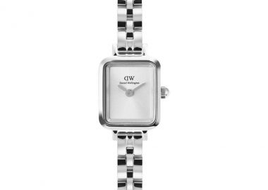 DANIEL WELLINGTON Quadro Mini Sterling Reflection - DW00100844, Silver case with Stainless Steel Bracelet - Daniel Wellington - 