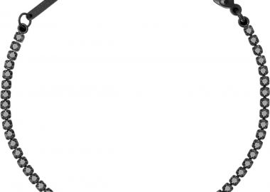 DANIEL WELLINGTON Tennis Βραχιόλι από ανοξείδωτο ατσάλι Black DW00400810 - Daniel Wellington Jewellery - 