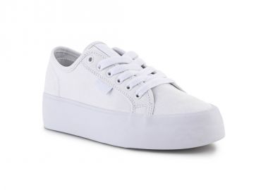 DC Manual Γυναικεία Flatforms Sneakers Λευκά ADJS300280-WW0 - DC - 
